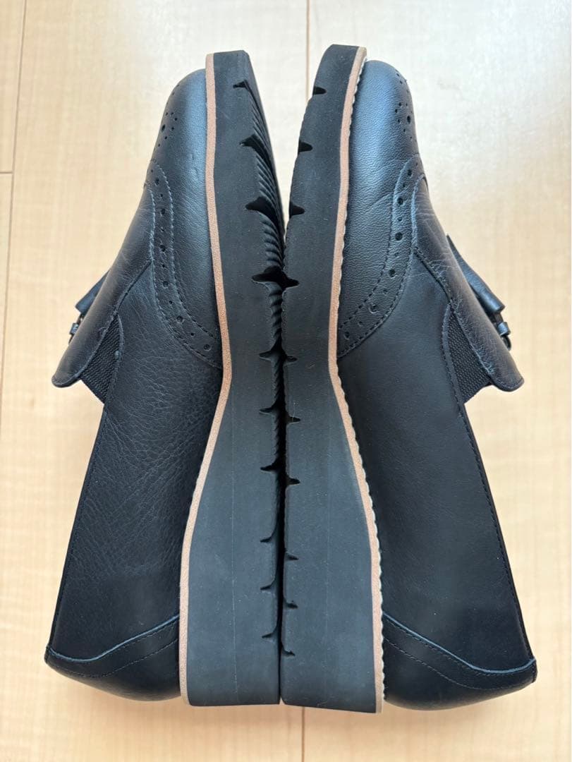 【未使用級】DIANA　ダイアナ 　タッセルローファー 23.5 黒　防水