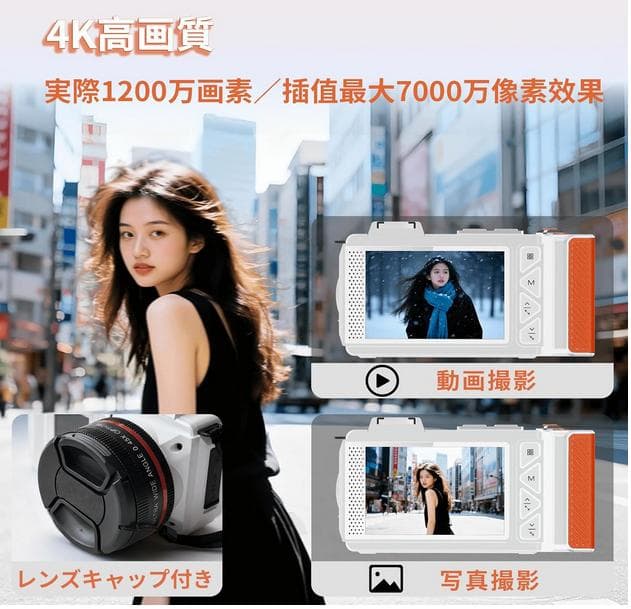 新品　WI-FI 機能 録画 スマホに転送できるカメラ 18倍デジタルズーム