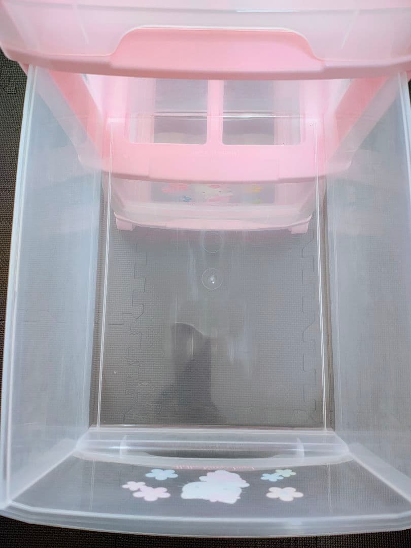 【希少品】ハローキティ　衣装ケース　収納ケース　ピンク