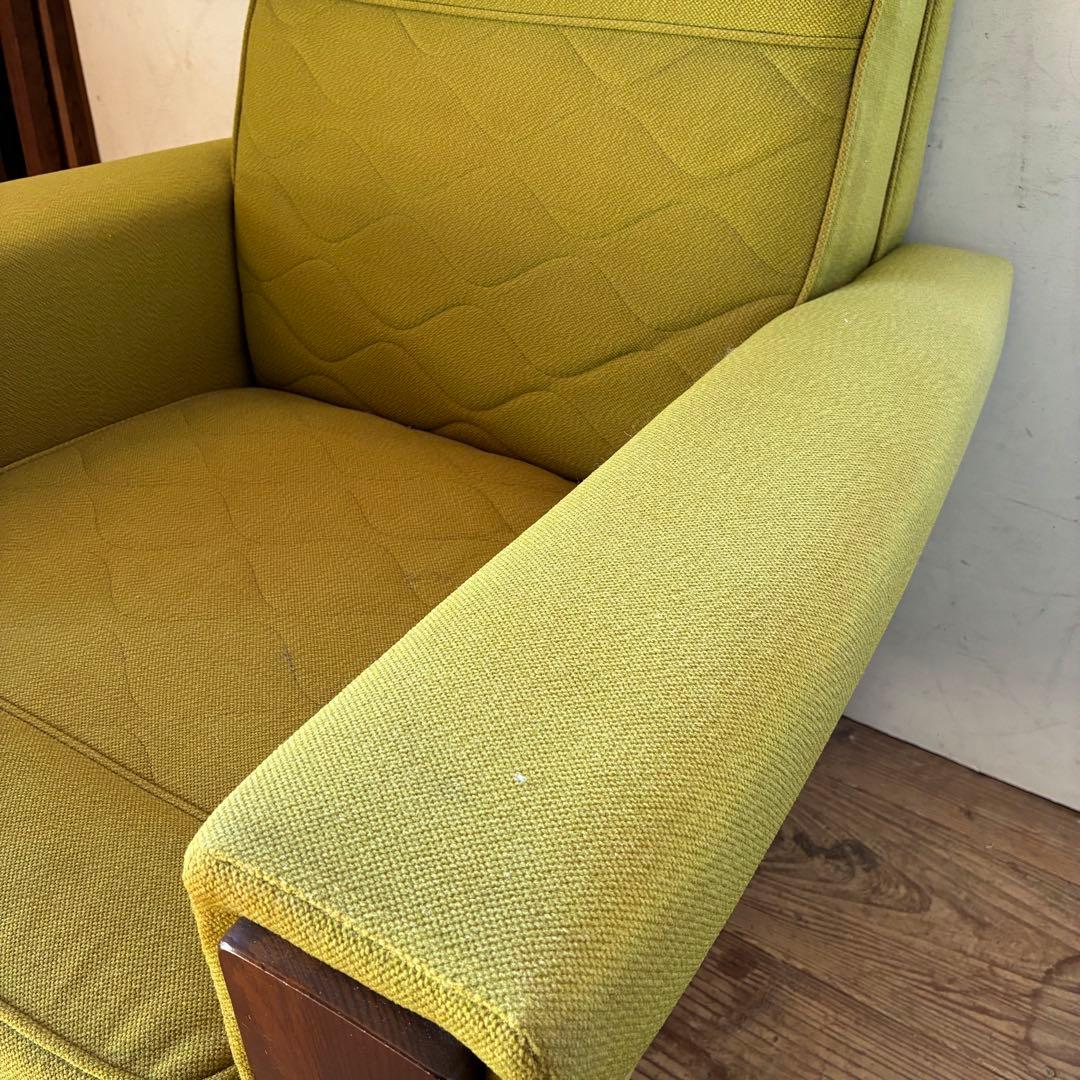 国産ヴィンテージ レトロ ミッドセンチュリー 1人掛けソファ ②