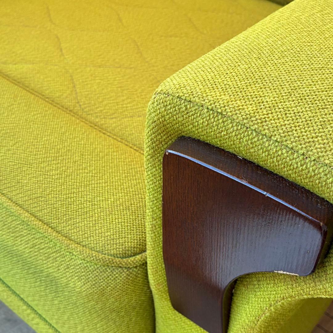 国産ヴィンテージ レトロ ミッドセンチュリー 1人掛けソファ ②