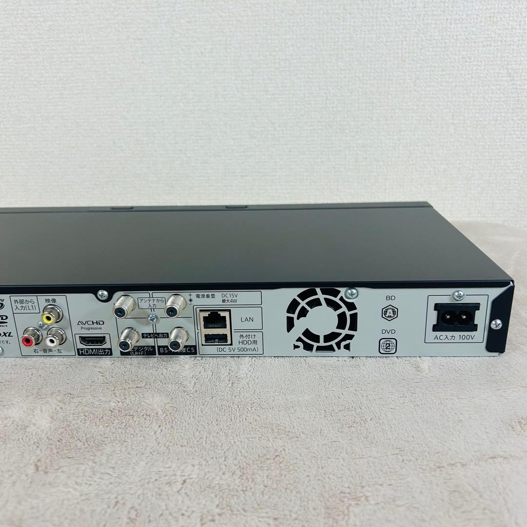 シャープBD-NW520 2番組同時録画　純正リモコン　付属品セット　メンテ済み