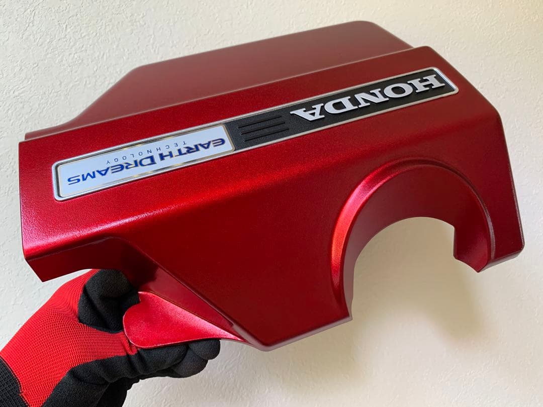 3倍赤いエンジンカバー【たく出品】