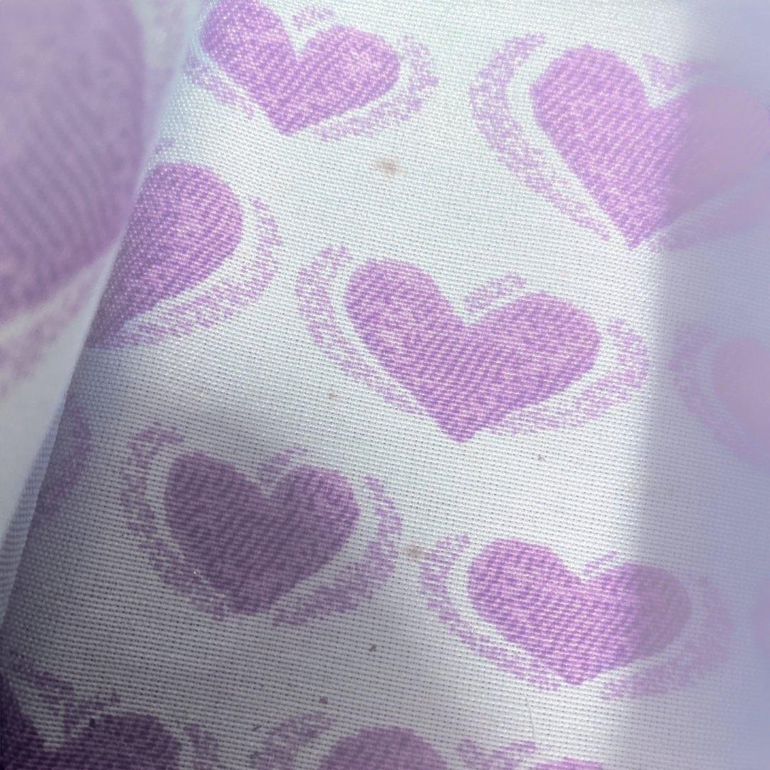 Think Bee! Just Heart ワンショルダー ベロア 蝶柄