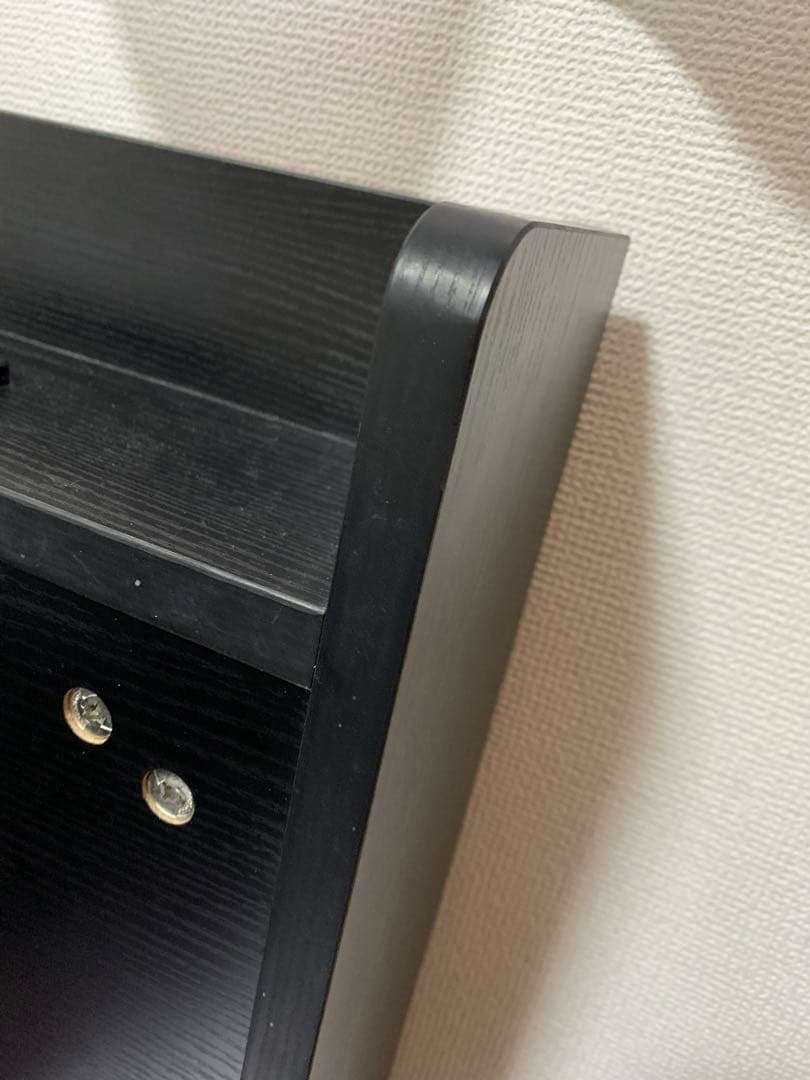 ダブルベッド　ブラック　フレーム本体のみ