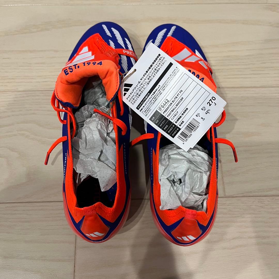 【新品未使用】プレデターエリート FT 27.0 FG adidas