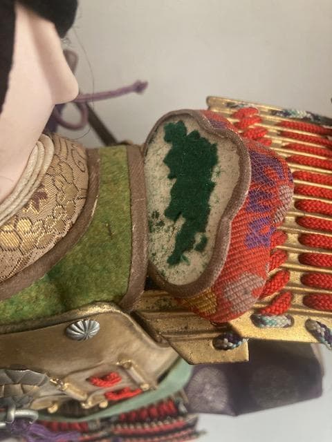 アンティーク　明治　大木平蔵　五月人形　武者人形　大将人形