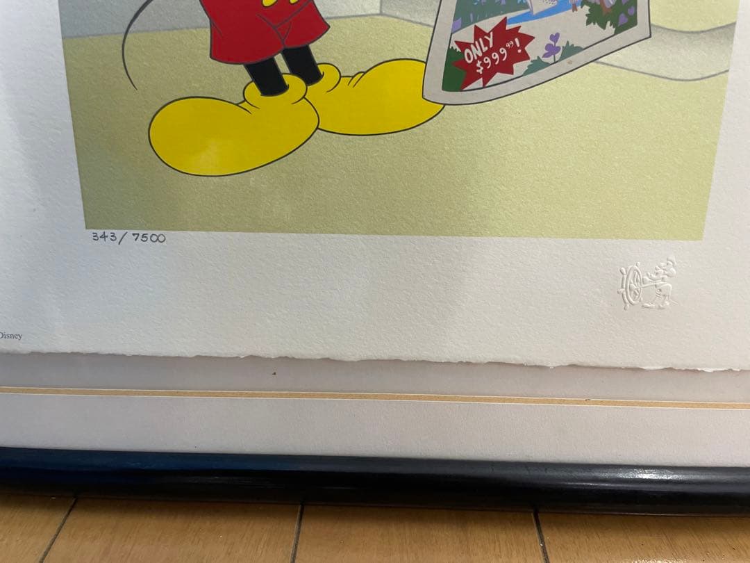 ミッキーマウス　絵画