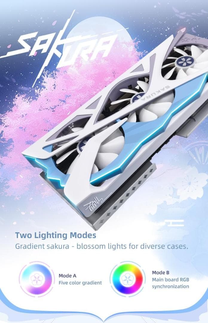 グラフィックボード・グラボ・ビデオカード YESTON RX9070XT-16GD6 Sakura OC