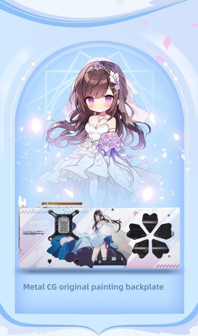 グラフィックボード・グラボ・ビデオカード YESTON RX9070XT-16GD6 Sakura OC