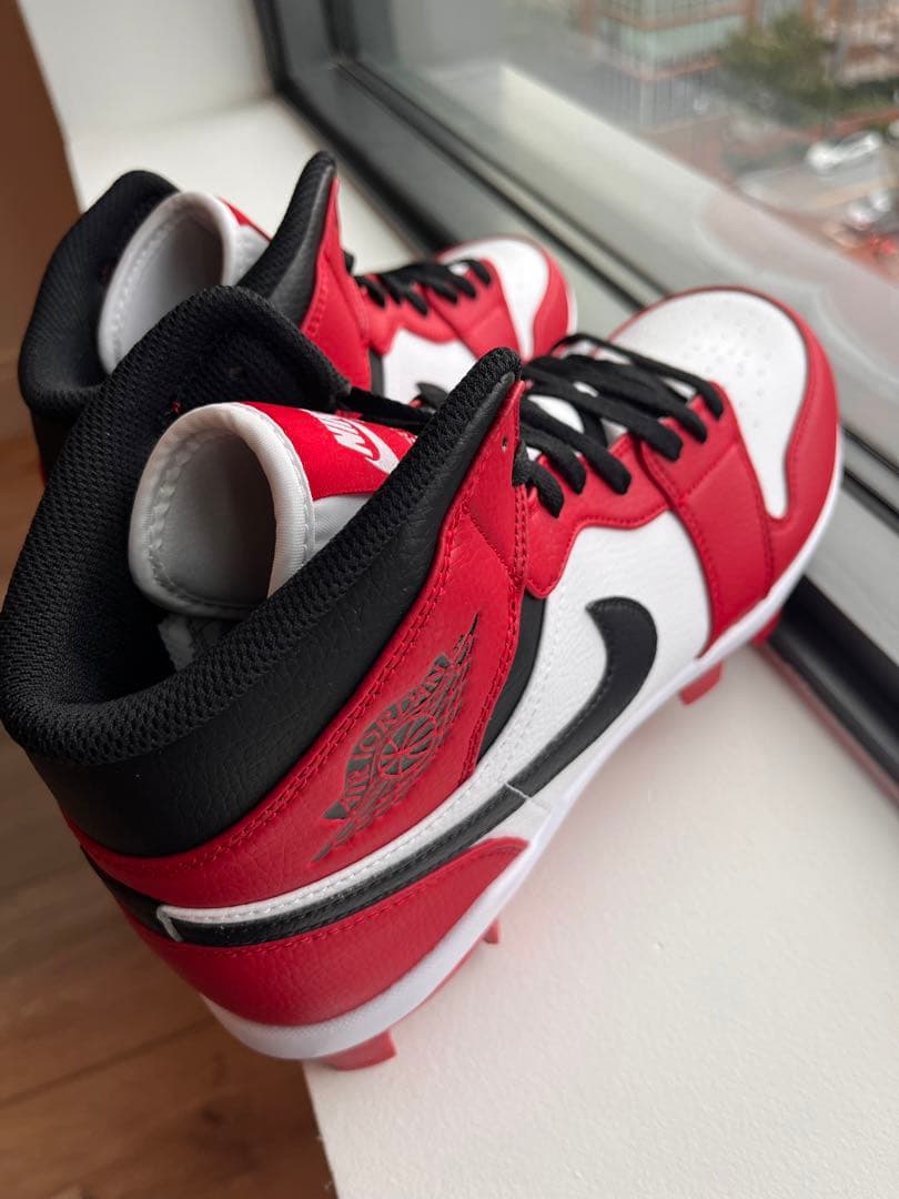 US 10 28cm Jordan 1 レトロMCS野球スパイク