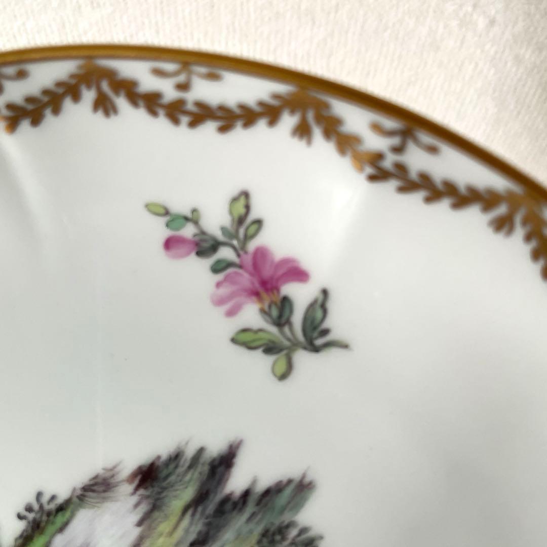 ＊Juriane Marie＊精緻画・金縁・Ｗ窯印・１５cm・ Cop