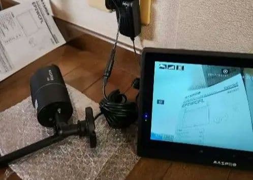 ◾新品◾　マスプロ防犯カメラ　カメラ&モニター　10.1インチモニター　未使用品