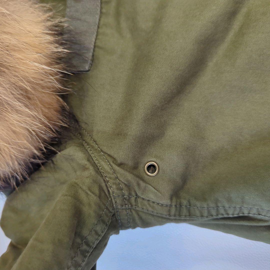 レア パナジ モッズコート　ラクーンファー　ボアライナー付き　フリーサイズ