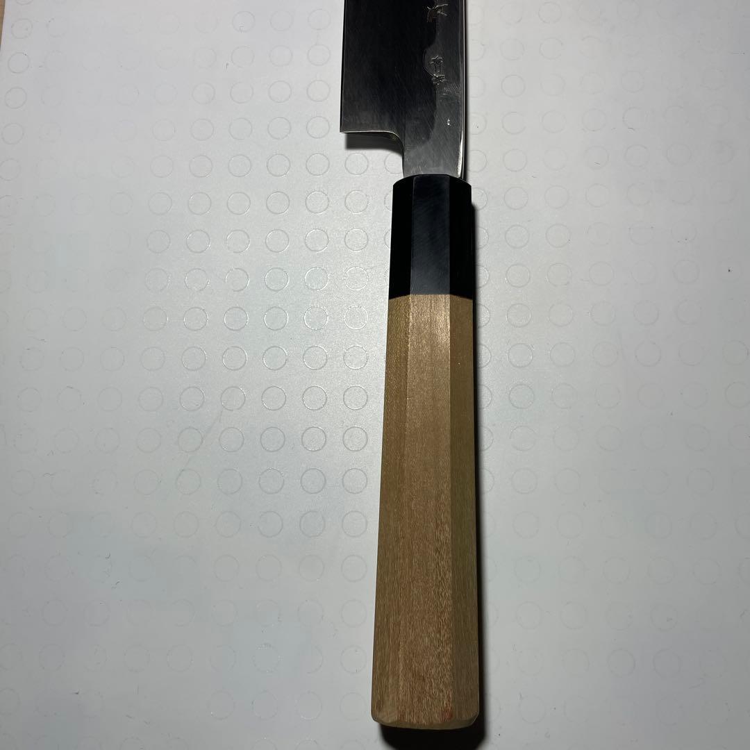 一竿子忠綱　柳刃 青鋼 鞘付き　未使用品