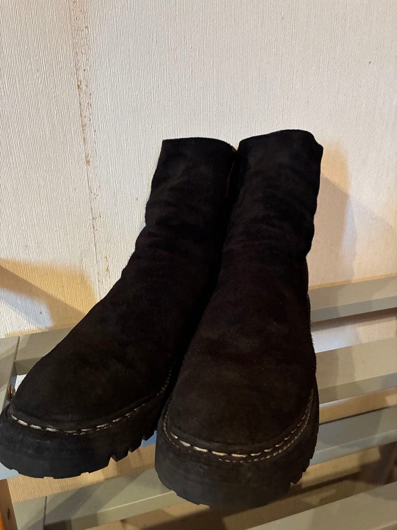 GUIDI 796V_N HORSE REVERSE LINED（BLK T)