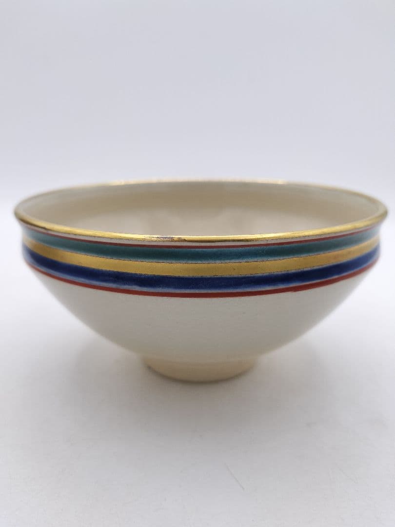 c774 数茶碗 独楽文 手塚桐鳳 10客 木箱 茶道具 古物