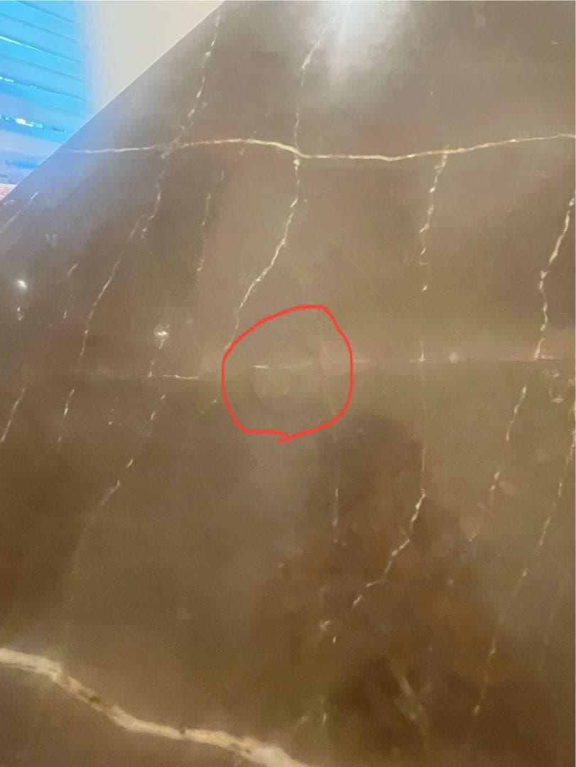 Natuzzi Chocolat センターテーブル　中古　大理石