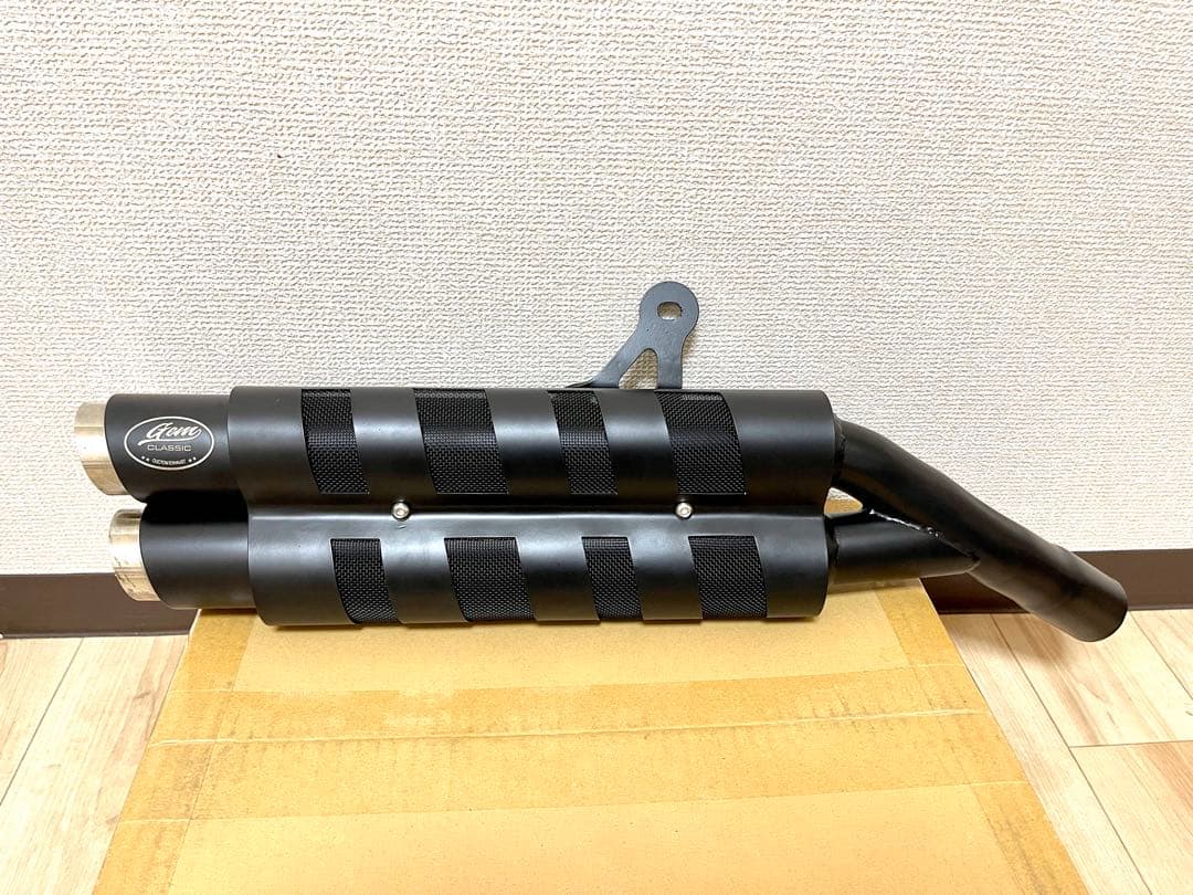 ［17〜22年式］レブル250のマフラーgemspeed製V2エンドバッフル付き