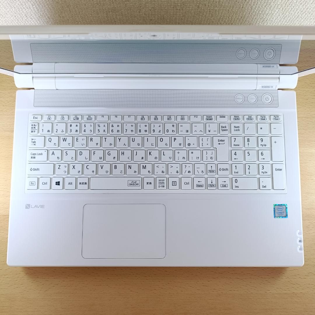 ノートパソコン Corei7 Windows11 SSD メモリ20GB NEC