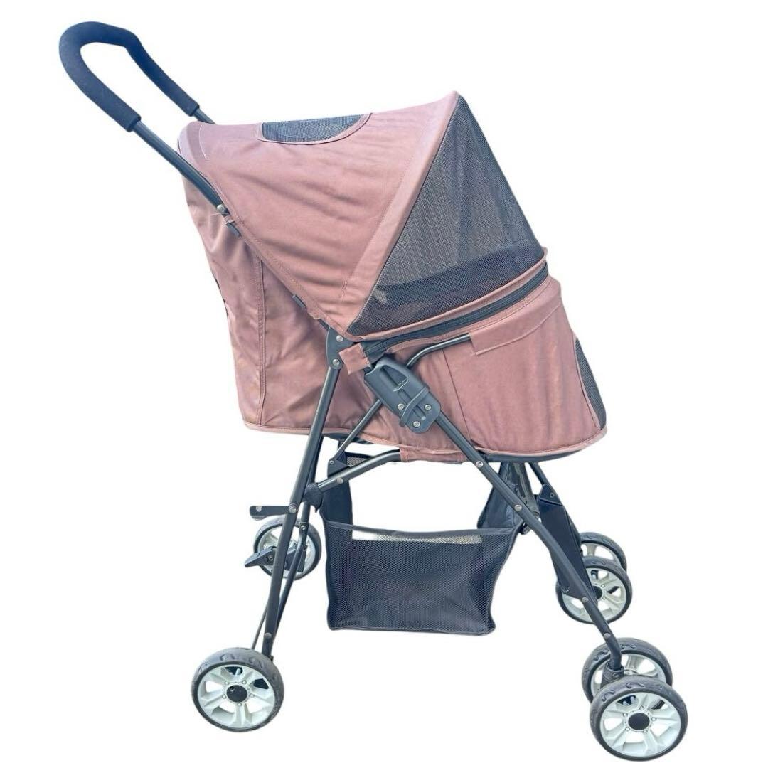 未使用級 折りたたみ式 ペットカート ブラウン