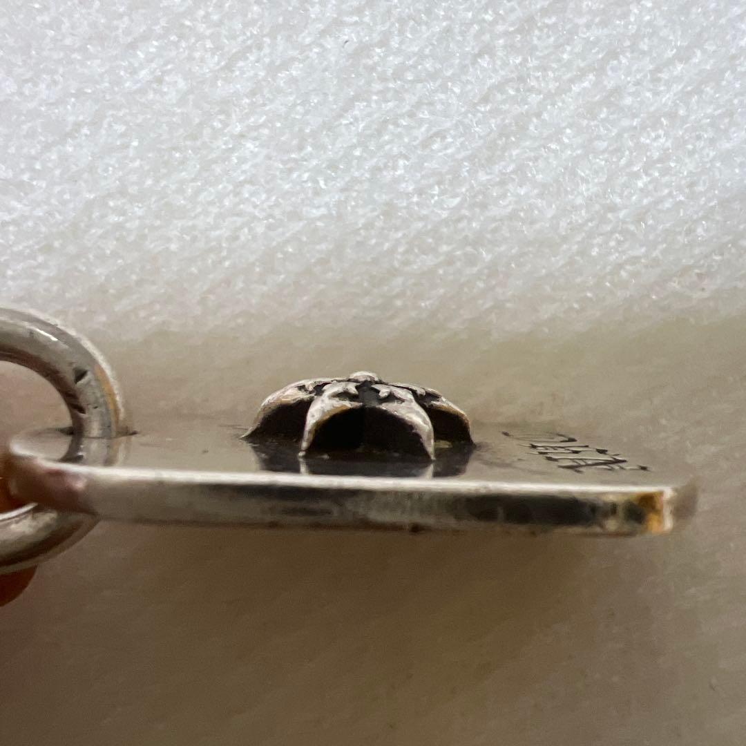 【値下】クロムハーツ　NYC限定　ドッグタグ　ペンダントトップ　シルバー925