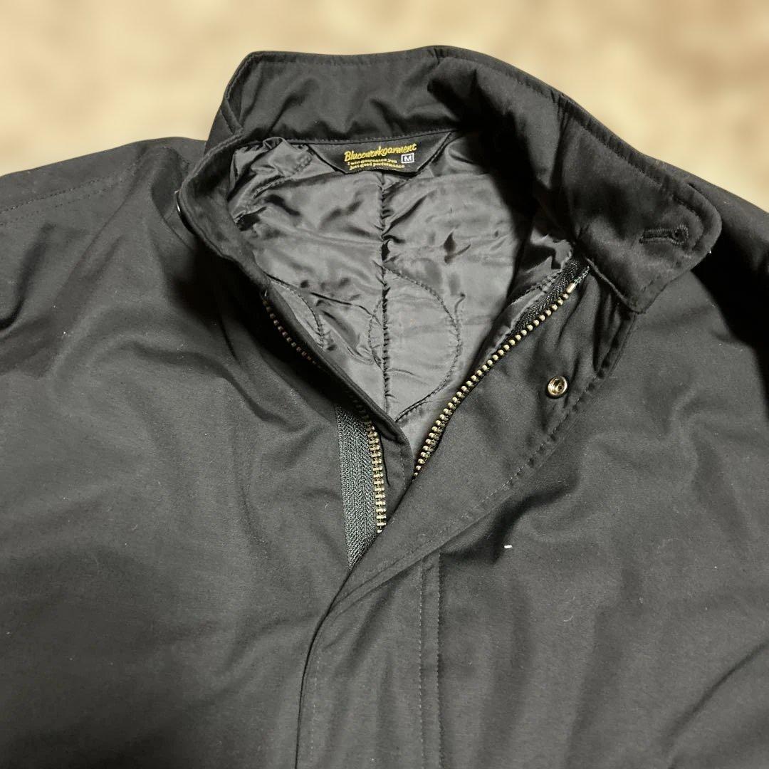 Blueworkgarment ブラック モッズコート Mミリタリーブルコ