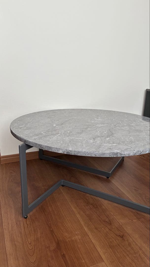 【最安値！】　ローテーブル　サイドテーブル　モダンテーブル　桜屋工業　マーブル柄