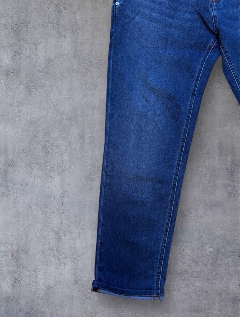 ピーティートリノデニム ストレッチ テーパード デニムスラックス