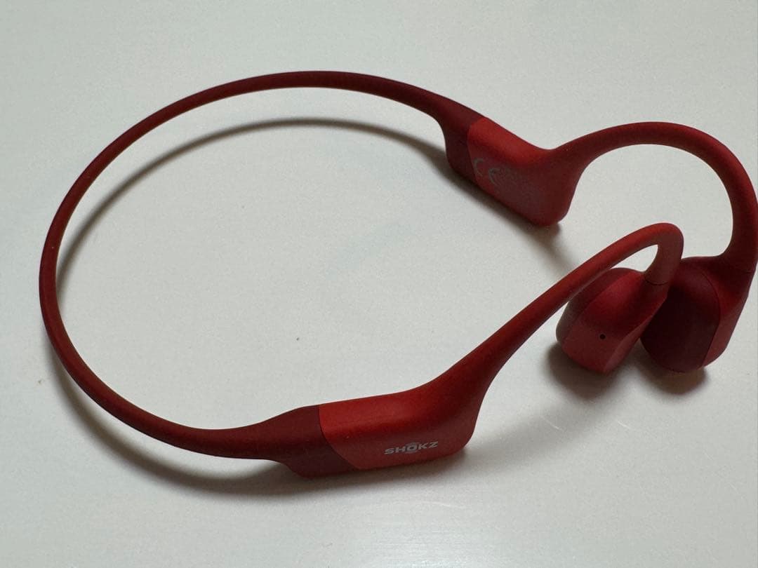 SHOKZ 骨伝導イヤホン レッド