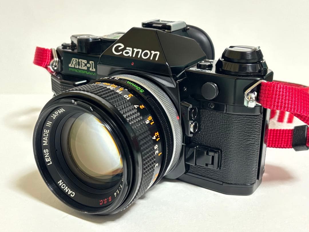 フィルム一眼レフ Canon AE-1 PROGRAM レンズ2本セット