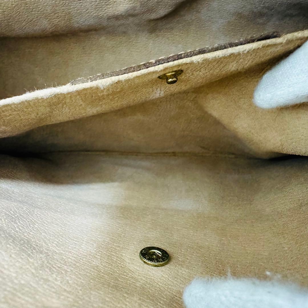 ✨GUCCI✨グッチ✨GG柄✨シェリーライン✨ブラウン✨クラッチバッグ✨