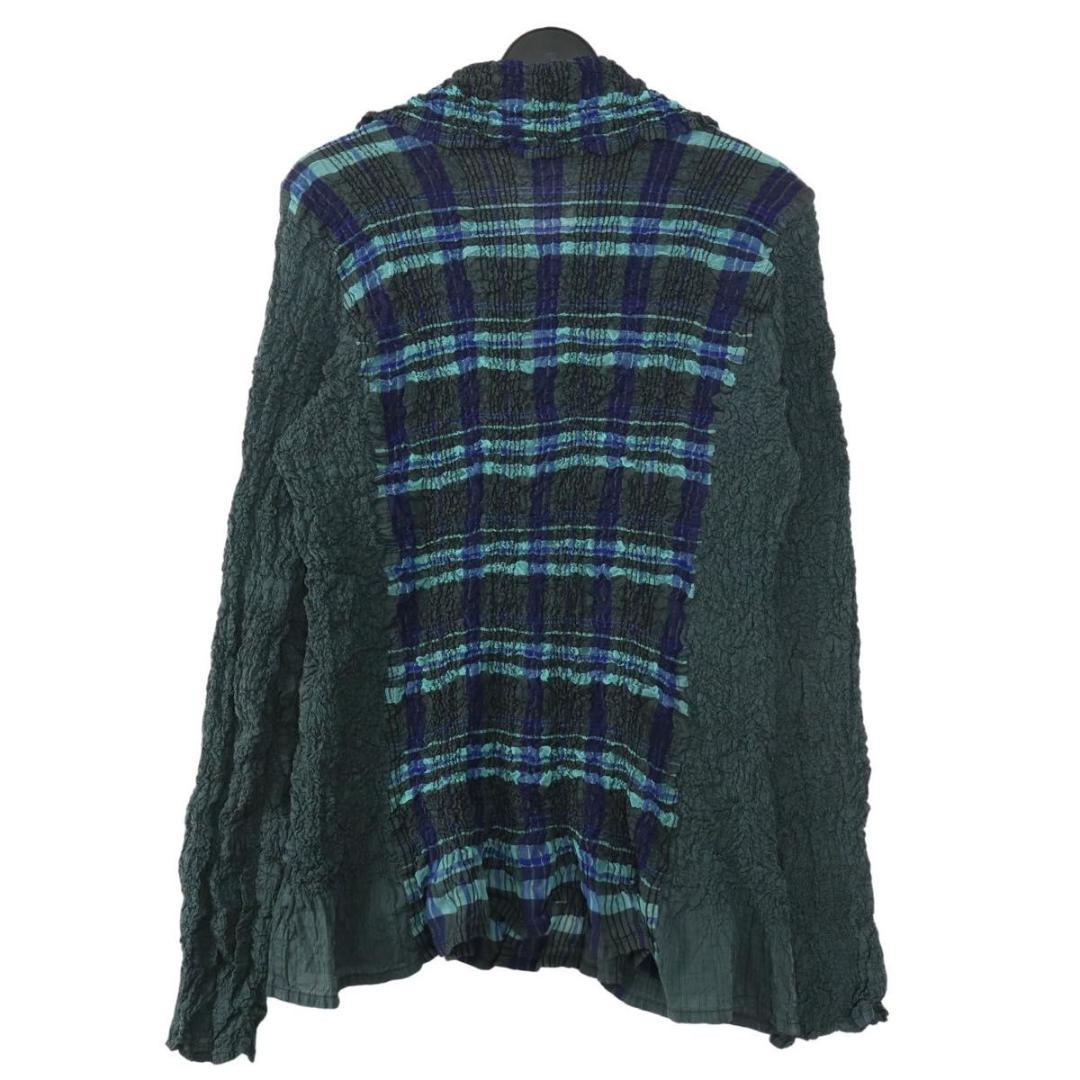 y2k ISSEY MIYAKE ミーイッセイミヤケ　トップス　シワ加工 総柄