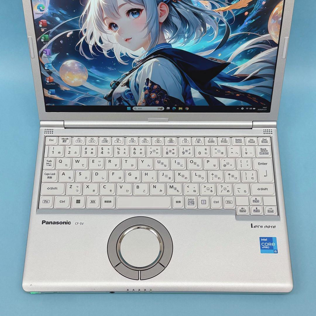 032 美品 レッツノートCF-SV1 i5 第11世代 8GB office