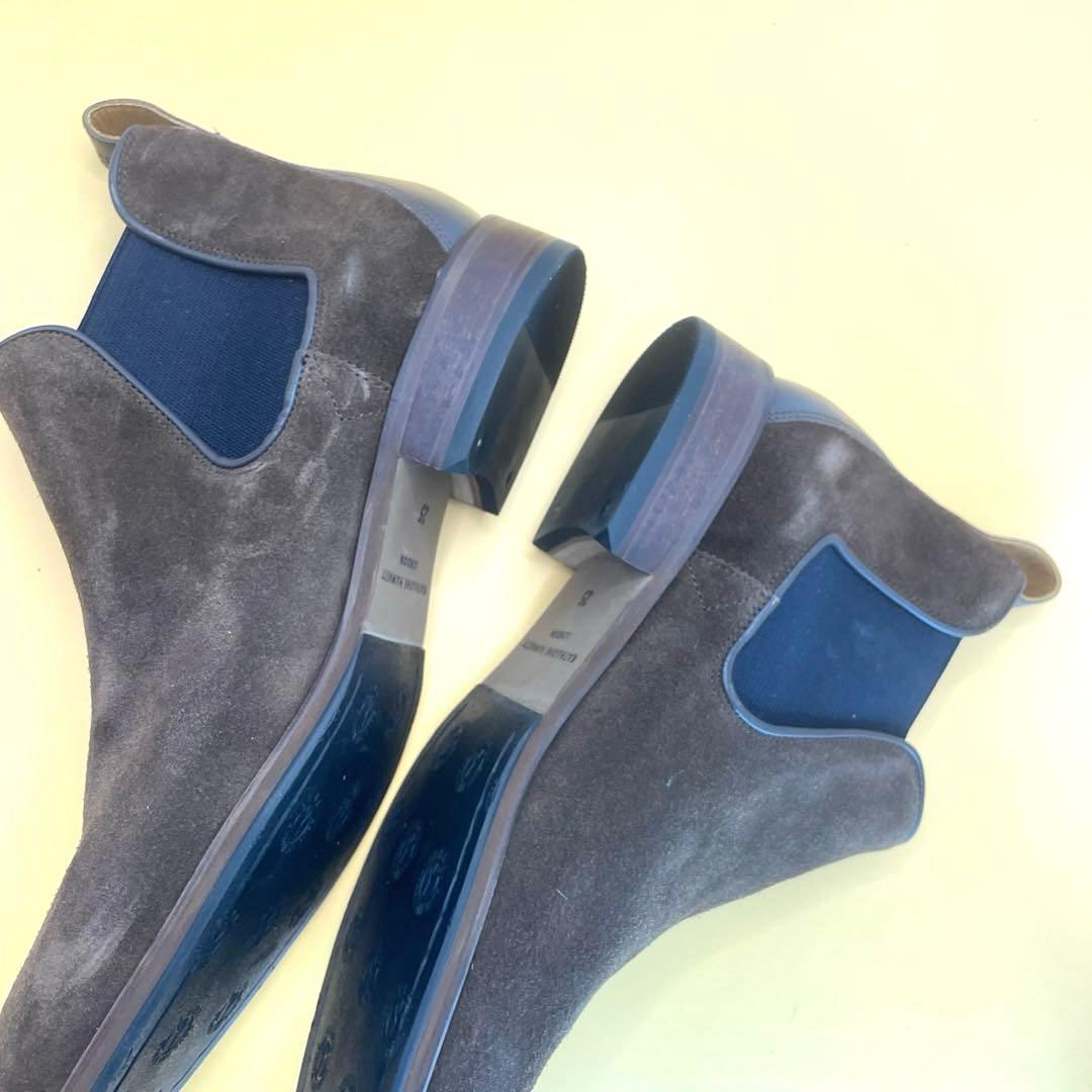 キャサリンハムネットロンドン　サイドゴアブーツ　25㎝