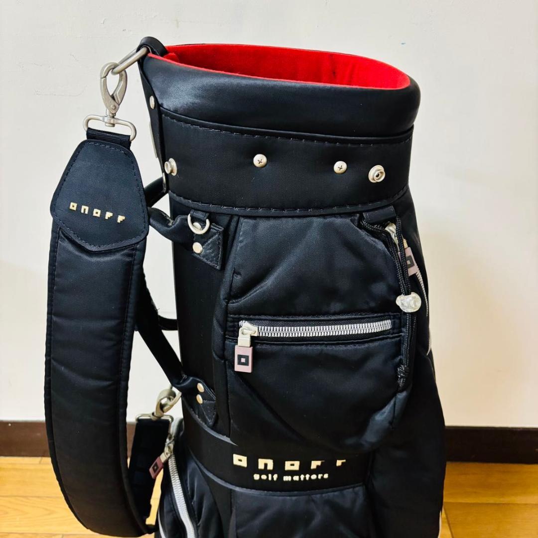 【美品】　ONOFF キャディバッグ　ゴルフバッグ送料込み