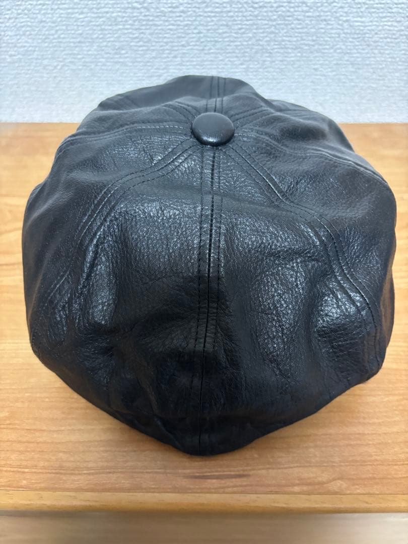 gangsterville レザーキャスケット