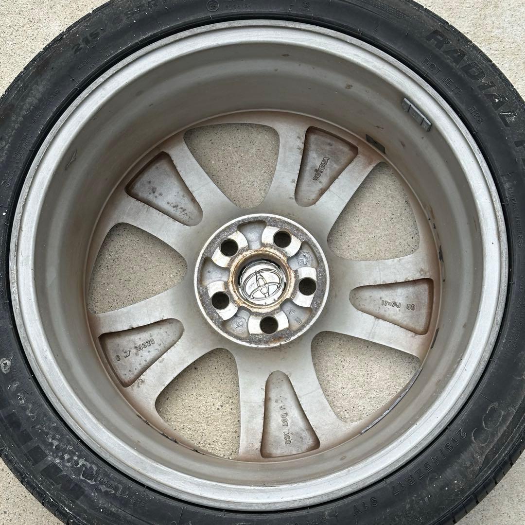 トヨタ 30プリウス Sツーリング 純正タイヤホイールセット 17インチ