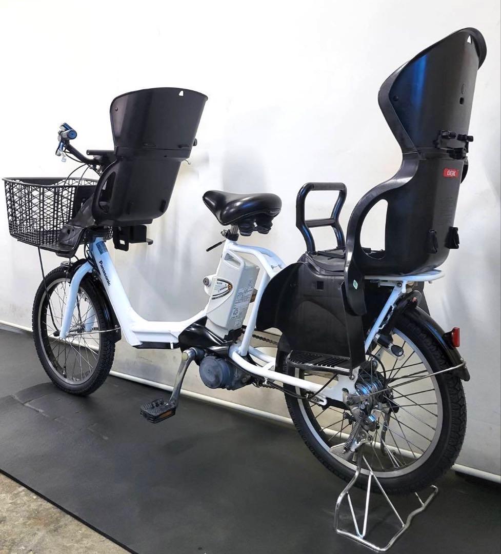 1年保証 送料無料　パナソニック　ギュット　20インチ　白色　電動アシスト自転車