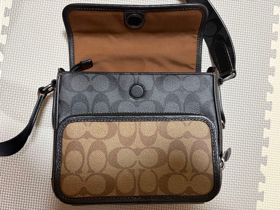 COACH ショルダーバッグ ブラック/ブラウン