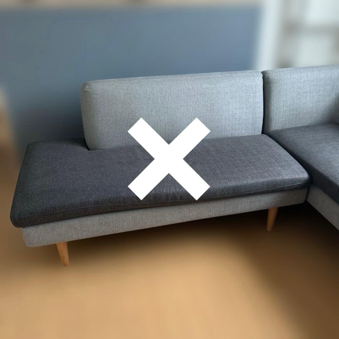 MOMO NATURAL モモナチュラル　L字ソファ　コーナーソファー②