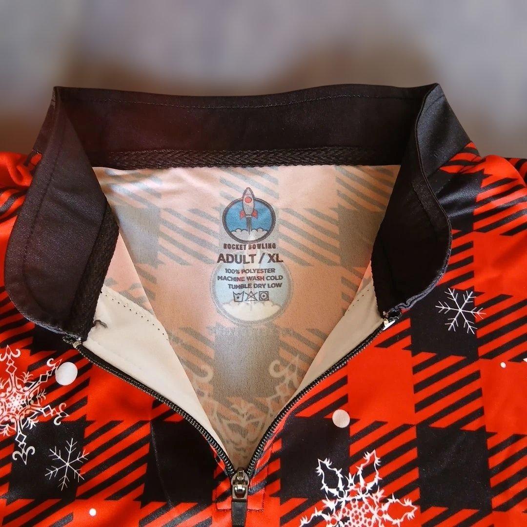 ✨新品✨ボウリングウェア　サイズ2XL　ストーム　レッド　チェック　大きめ