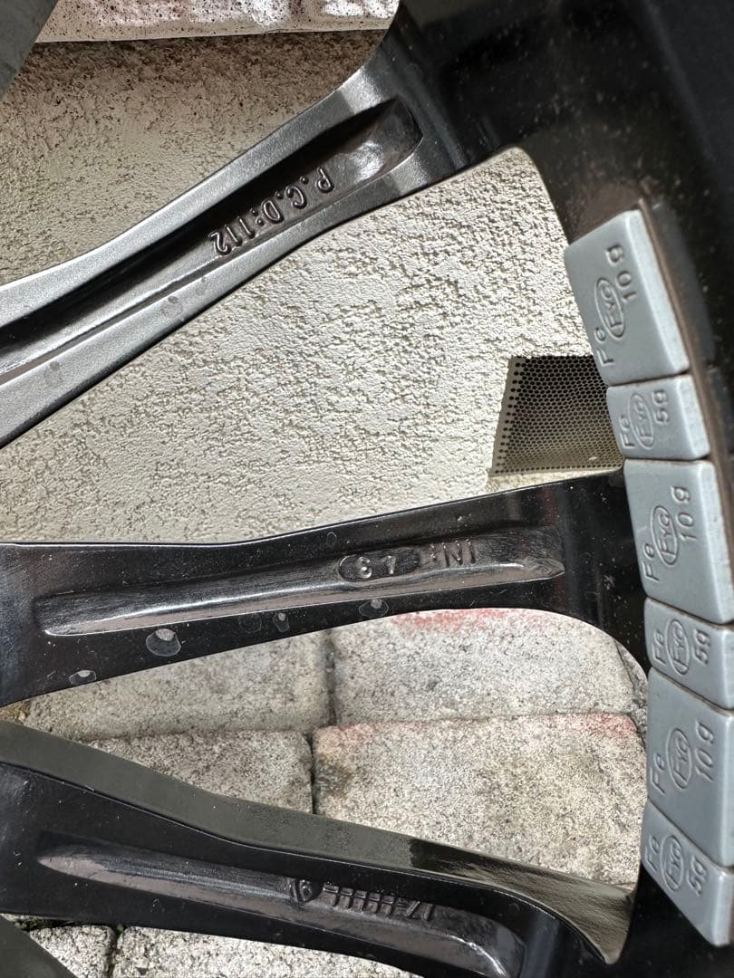 K*i様 ベンツ　w447 v220d スタッドレスタイヤ　19インチホイール2