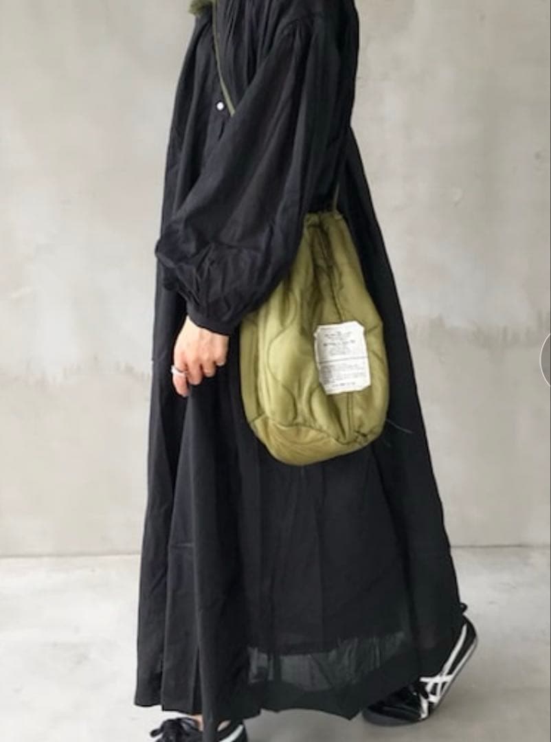 【AUTHEN】オーセン/ ミリタリーライナーポーチ【大】カーキ