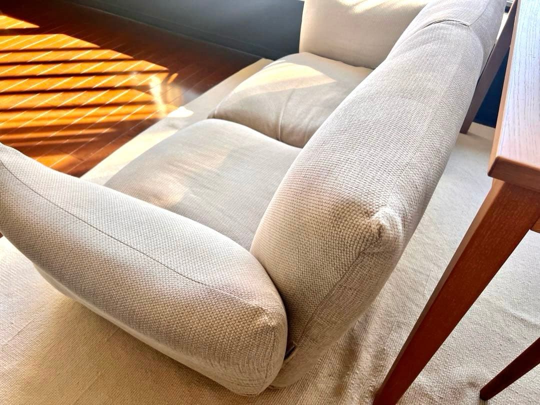 無印良品/ リクライニングフロアソファ　２シーター　ベージュ