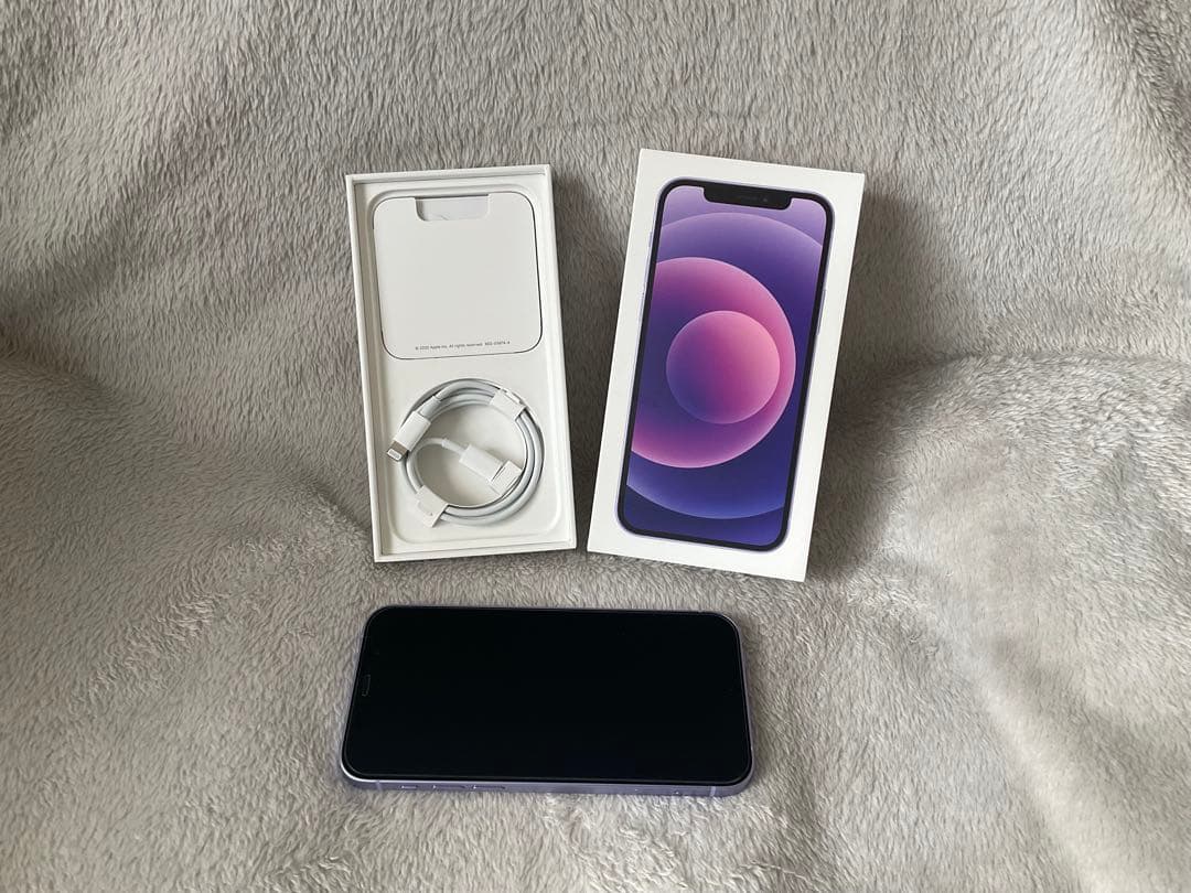 iPhone 12 64GB パープル 本体