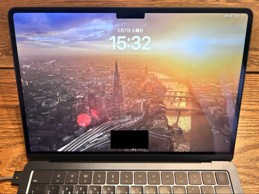 【美品・最大容量99%】MacBook Air M2(2022)本体と充電器