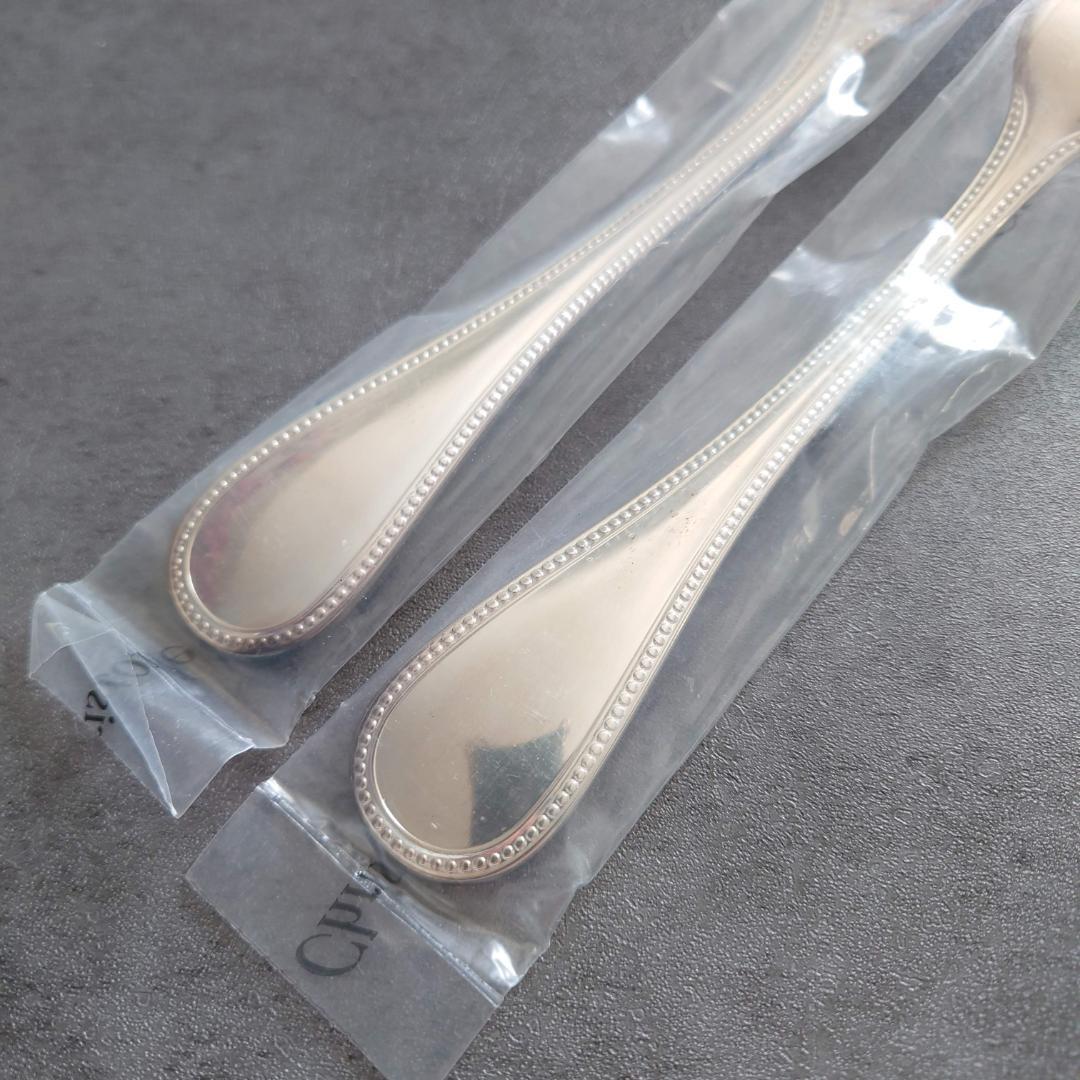 クリストフル パール 未開封 テーブルフォーク 2点