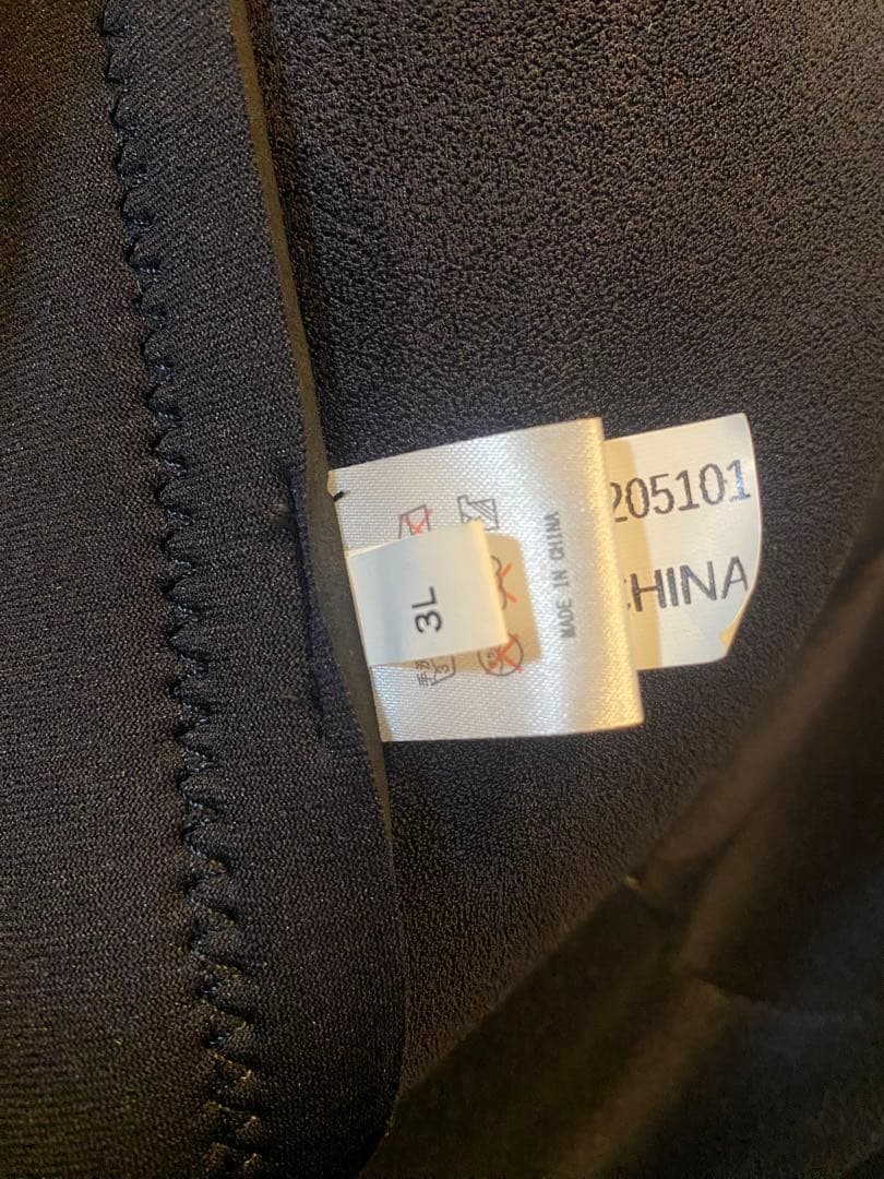 MAZUME AIMS ウェットスーツ　3L ジャケットのみ