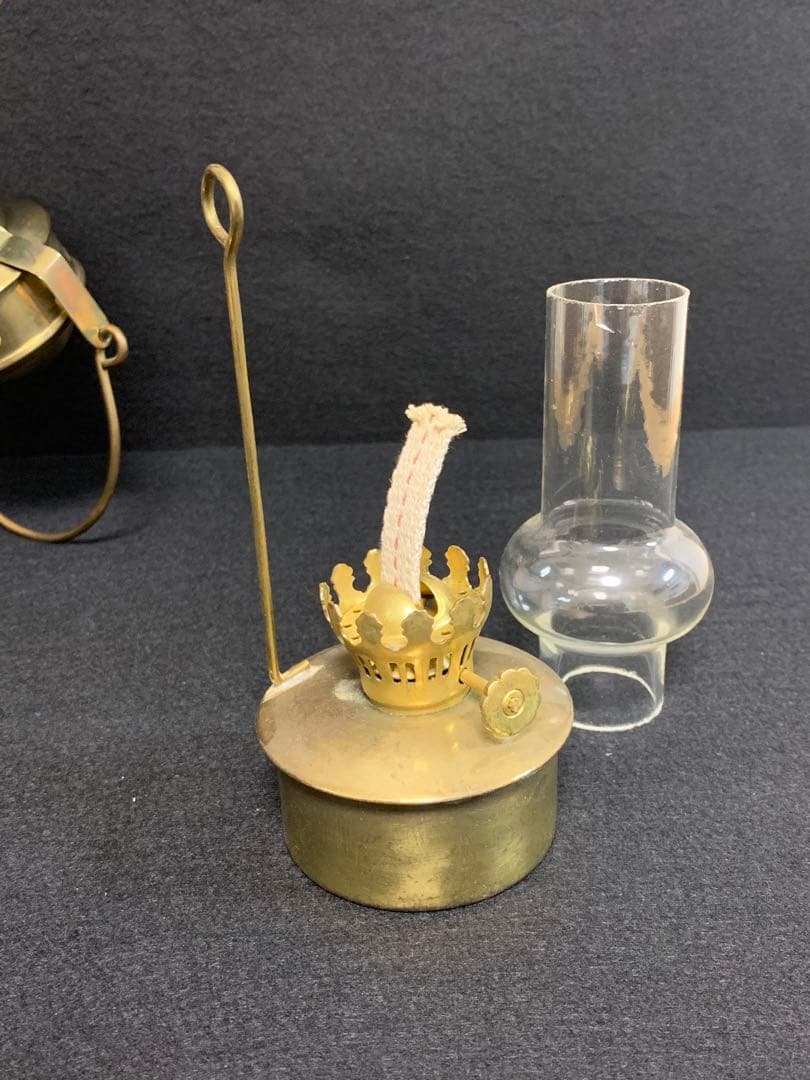 ◆真鍮製 キャンドルランタン◆OILランプ◆希少モデル◆インテリ◆重厚感